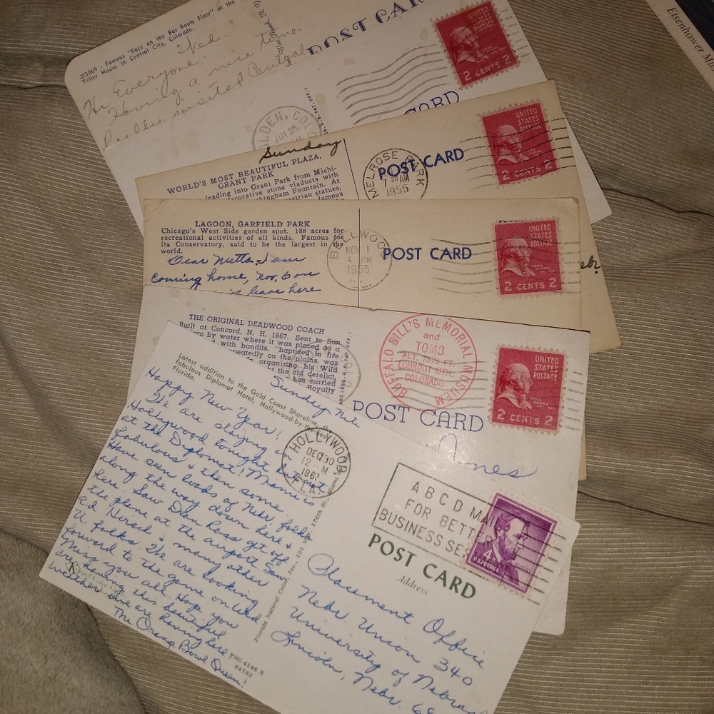Vintage Post Cards and travel brochures